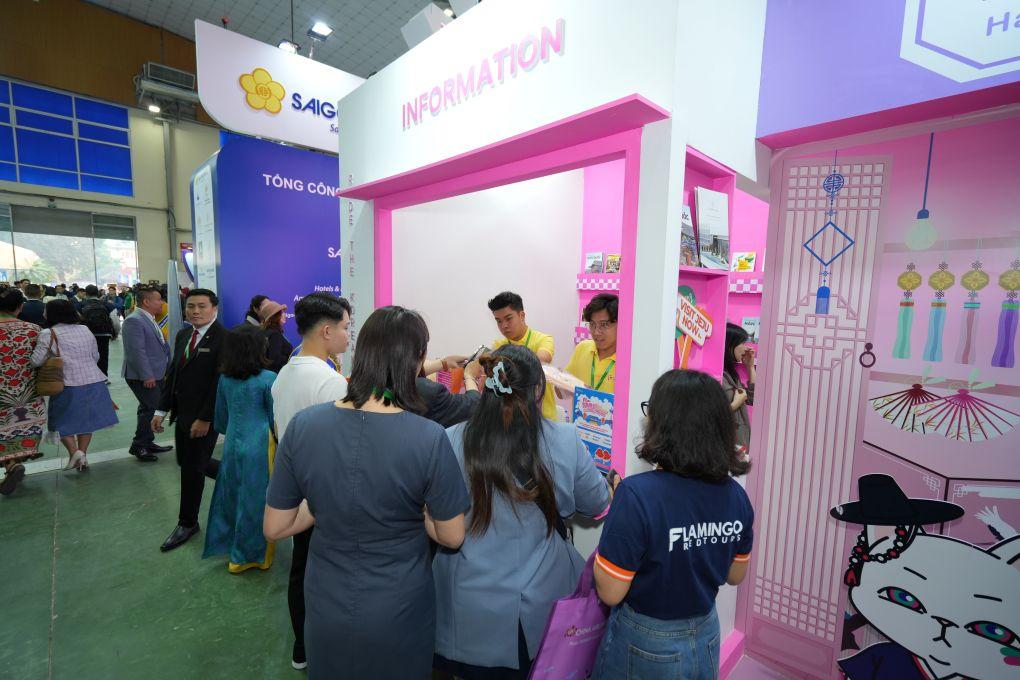 VITM: Nhiều hoạt động trải nghiệm văn hóa đặc sắc tại gian hàng của KTO - ảnh 4 VITM: Nhiều hoạt động trải nghiệm văn hóa đặc sắc tại gian hàng của KTO - ảnh 4