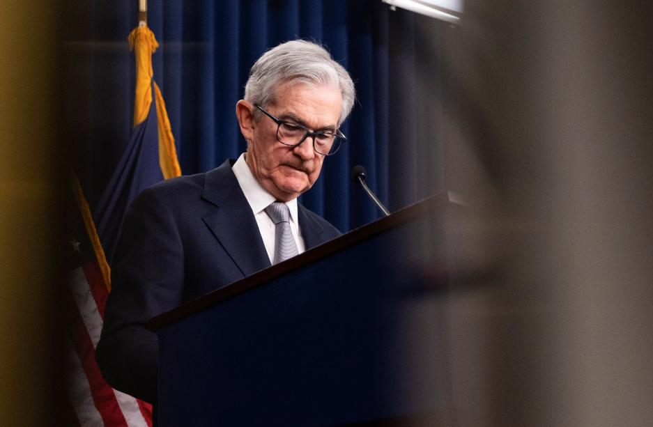 Chủ tịch Cục Dự trữ Liên bang Mỹ Jerome Powell ghi nhận sự tích cực trong dữ liệu lạm phát vừa qua của Hoa Kỳ. (Ảnh minh họa: Xinhua)