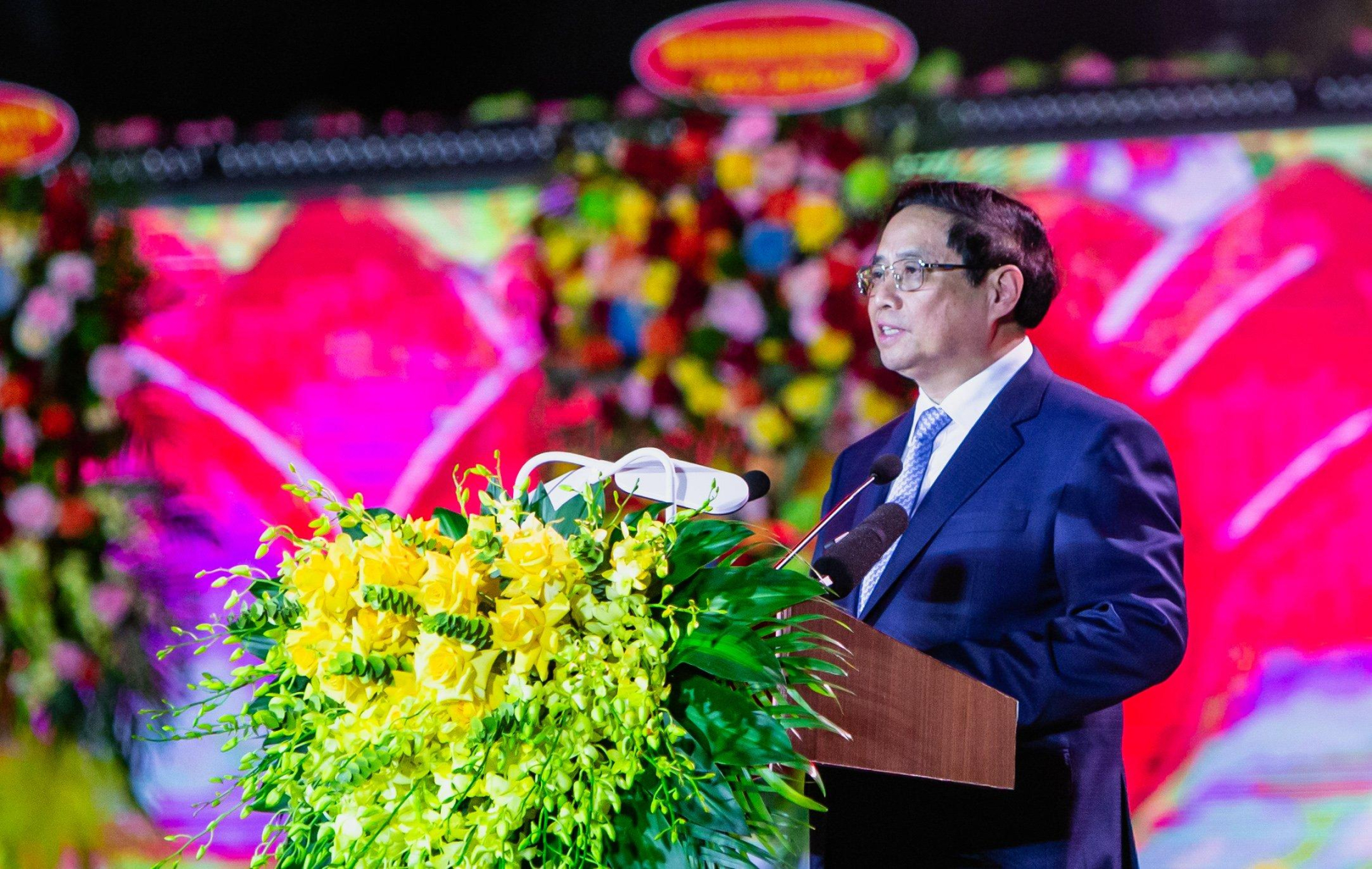 Đồng chí Thủ tướng Chính phủ Phạm Minh Chính phát biểu chúc mừng