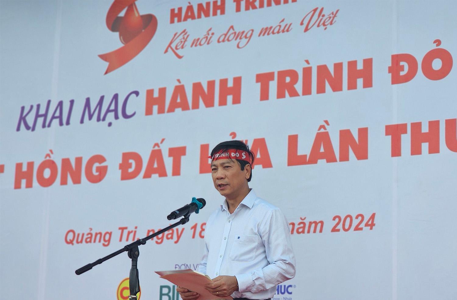 Ông Hoàng Nam - Phó chủ tịch UBND tỉnh Quảng Trị phát biểu tại chương trình.