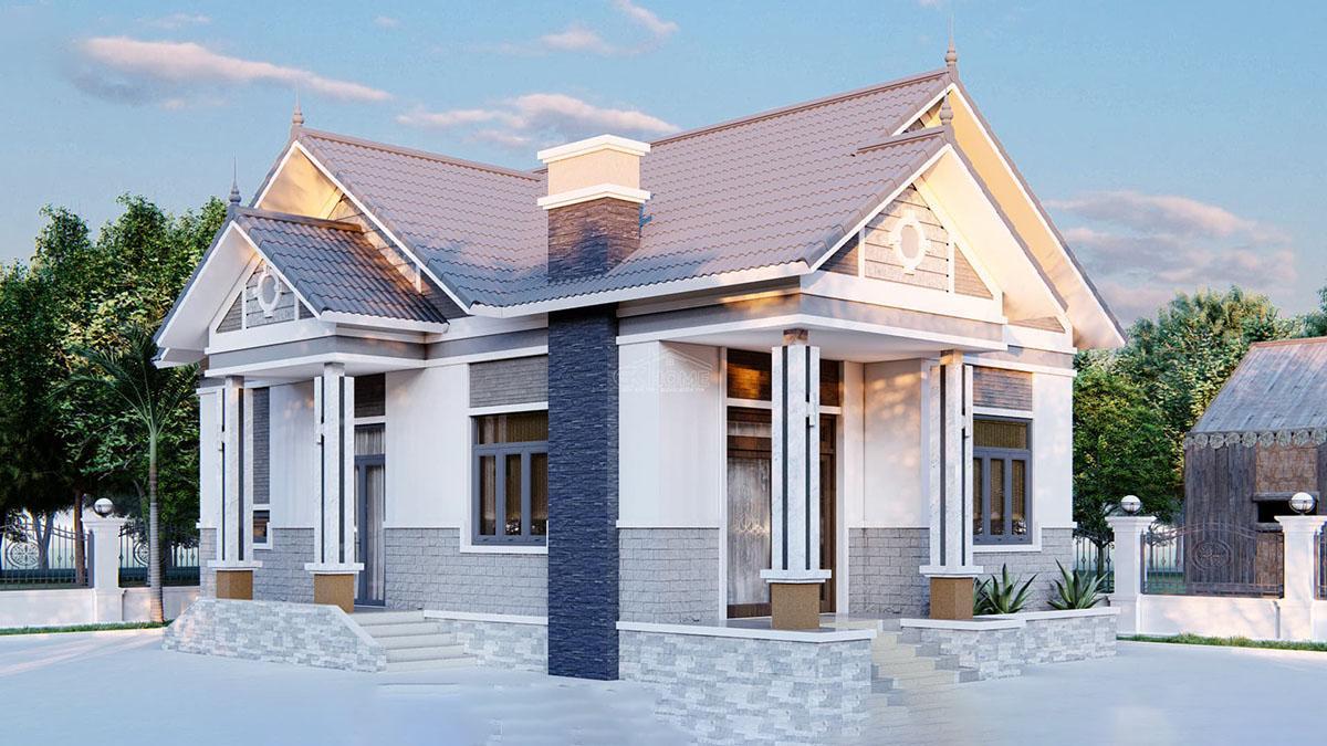 Bật mí mẫu nhà cấp 4 có tính thẩm mỹ cao, ứng dụng rộng trong cuộc sống - ảnh 29