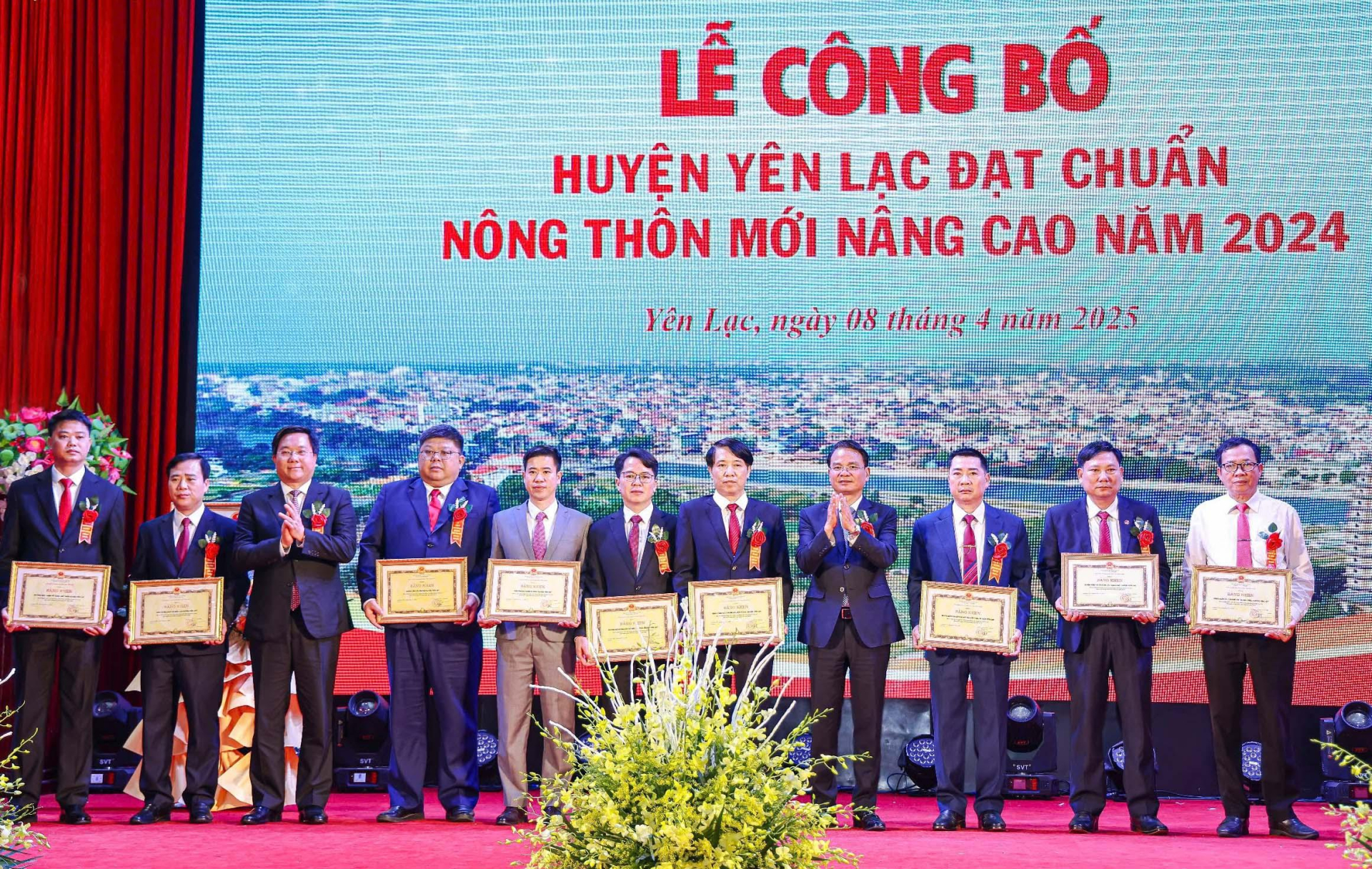 Vĩnh Phúc có huyện Nông thôn mới nâng cao đầu tiên được Chính phủ công nhận - ảnh 3 Vĩnh Phúc có huyện Nông thôn mới nâng cao đầu tiên được Chính phủ công nhận - ảnh 3