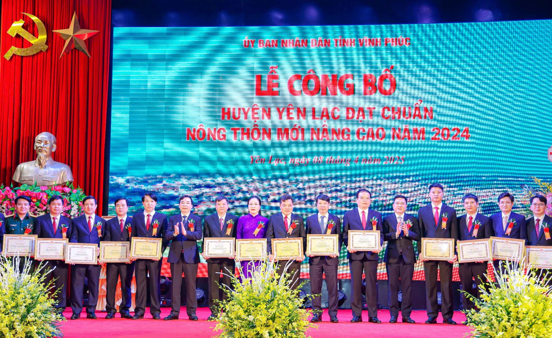 Vĩnh Phúc có huyện Nông thôn mới nâng cao đầu tiên được Chính phủ công nhận - ảnh 4 Vĩnh Phúc có huyện Nông thôn mới nâng cao đầu tiên được Chính phủ công nhận - ảnh 4