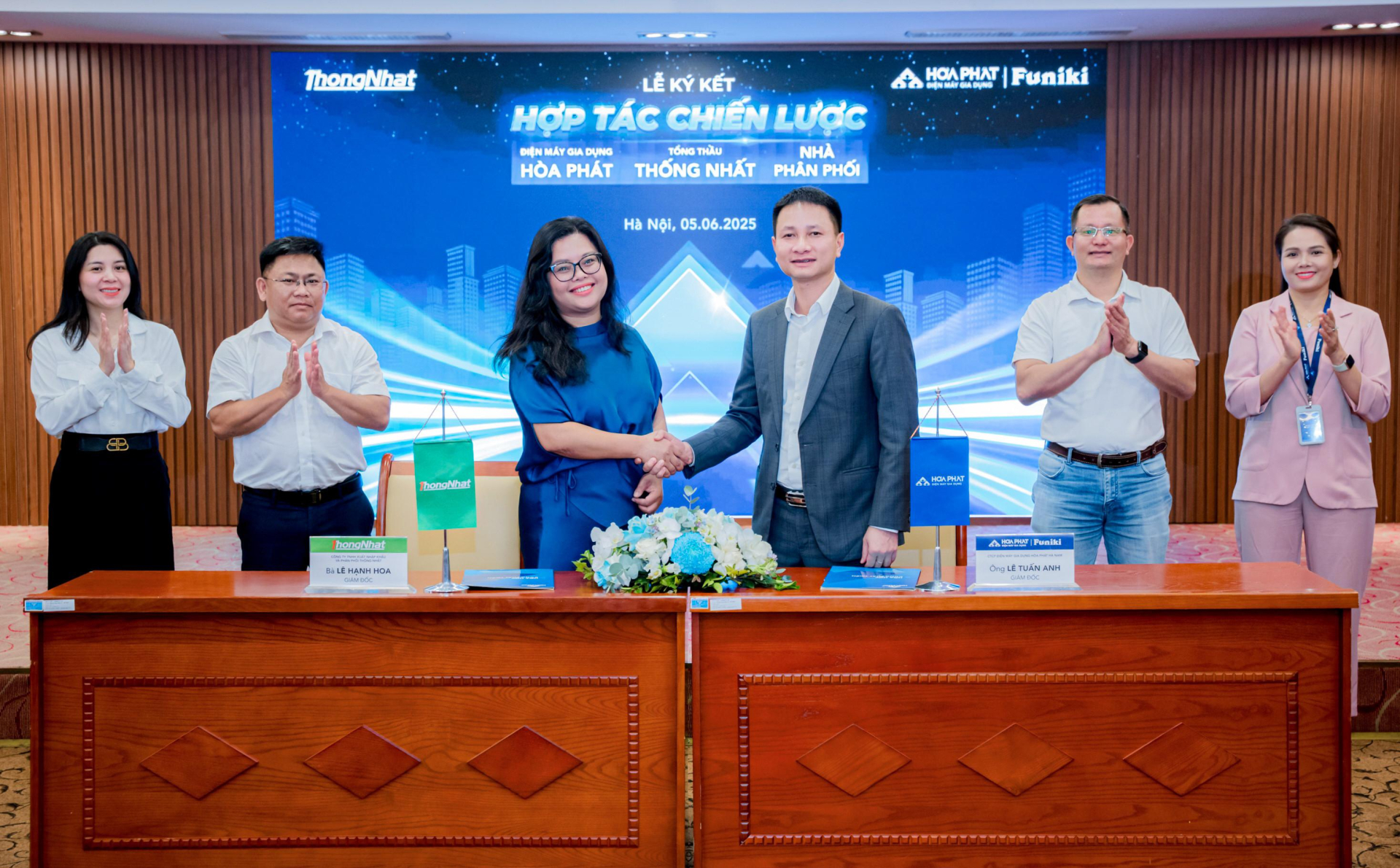 Hòa Phát ký kết thỏa thuận hợp tác chiến lược ba bên nhằm phát triển hệ thống phân phối máy lọc nước Funiki thế hệ mới. Hòa Phát ký kết thỏa thuận hợp tác chiến lược ba bên nhằm phát triển hệ thống phân phối máy lọc nước Funiki thế hệ mới.