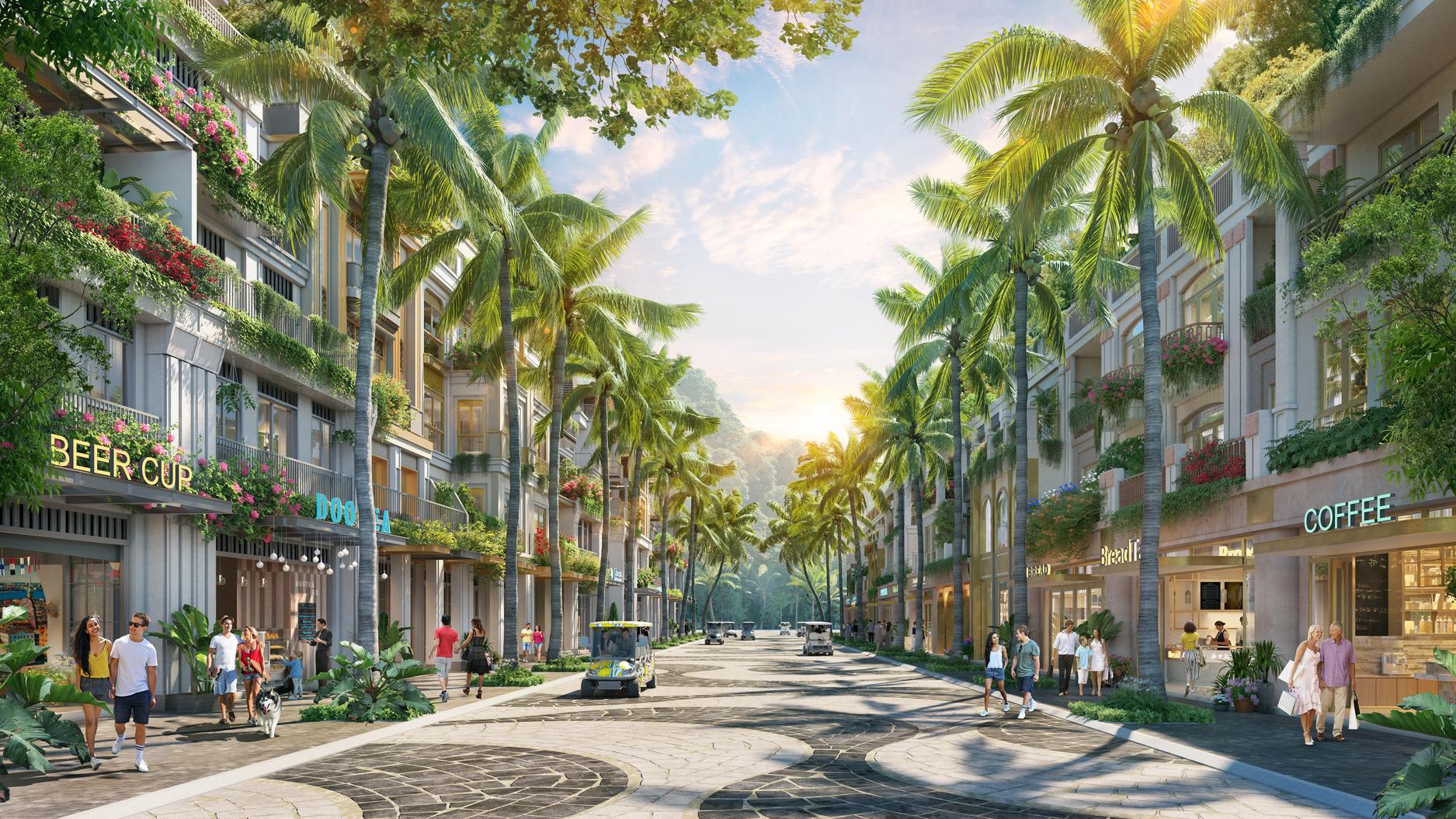 Thiết kế phân tầng linh hoạt từ 3 đến 5 tầng, kết hợp tầng hầm đa năng (Ảnh: Sun Property) Thiết kế phân tầng linh hoạt từ 3 đến 5 tầng, kết hợp tầng hầm đa năng (Ảnh: Sun Property)