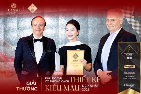 Danko Center được vinh danh với giải thưởng Khu đô thị có phong cách thiết kế kiểu mẫu đẹp nhất Việt Nam 2025 Danko Center được vinh danh với giải thưởng Khu đô thị có phong cách thiết kế kiểu mẫu đẹp nhất Việt Nam 2025