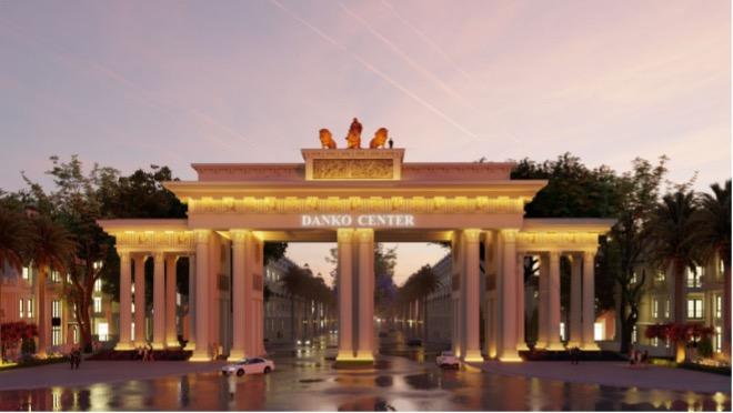 Cổng chào Victoria - Biểu tượng của Thành phố Mặt Trời Danko Center. Cổng chào Victoria - Biểu tượng của Thành phố Mặt Trời Danko Center.