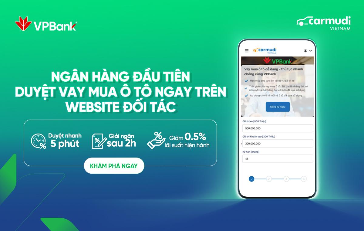 VPBank ra mắt tính năng phê duyệt khoản vay mua ô tô ngay trên website của đối tác - ảnh 1