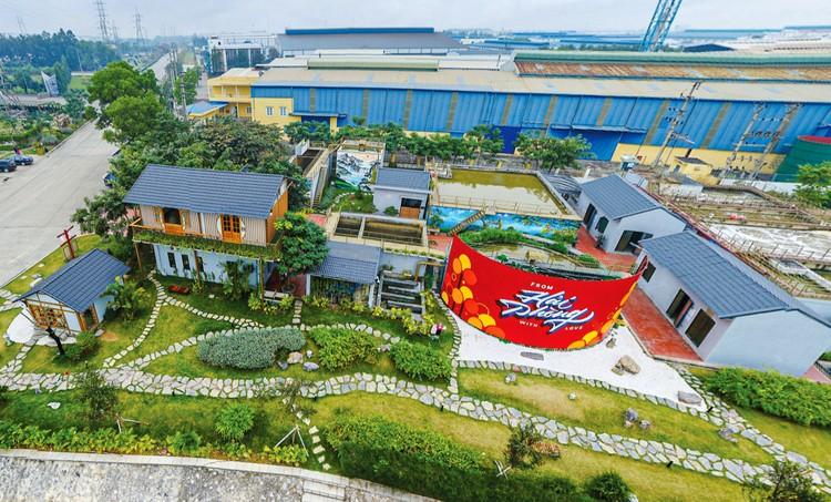 Khu công nghiệp Nam Cầu Kiền (Hải Phòng) được xây dựng theo mô hình khu công nghiệp xanh không khói bụi, thực hiện chu trình kinh tế tuần hoàn.