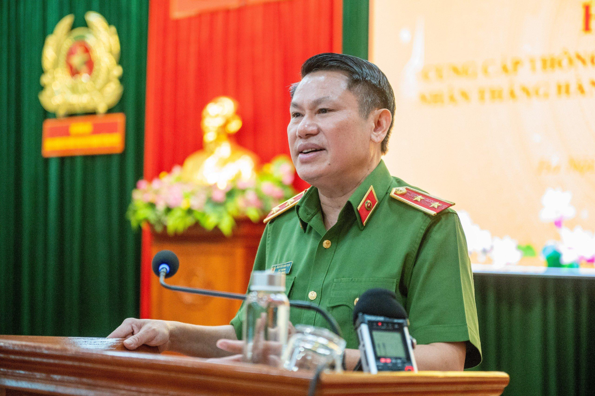 Trung tướng Nguyễn Văn Viện (Cục trưởng Cục C04) thông tin về loại ma túy mới.