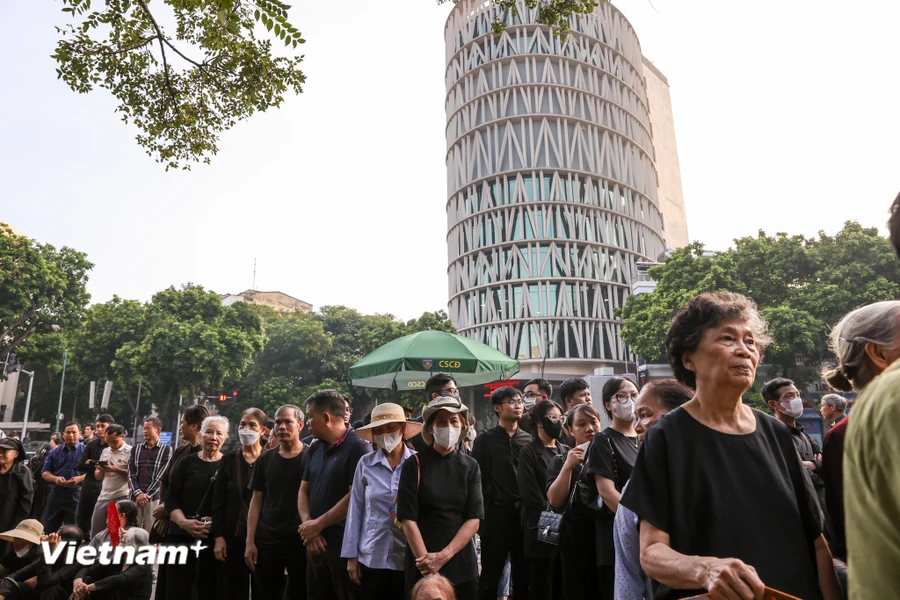 Lễ truy điệu Tổng Bí thư Nguyễn Phú Trọng sẽ diễn ra từ 13 giờ thứ Sáu, ngày 26/7/2024. (Ảnh: Minh Sơn/Vietnam+)