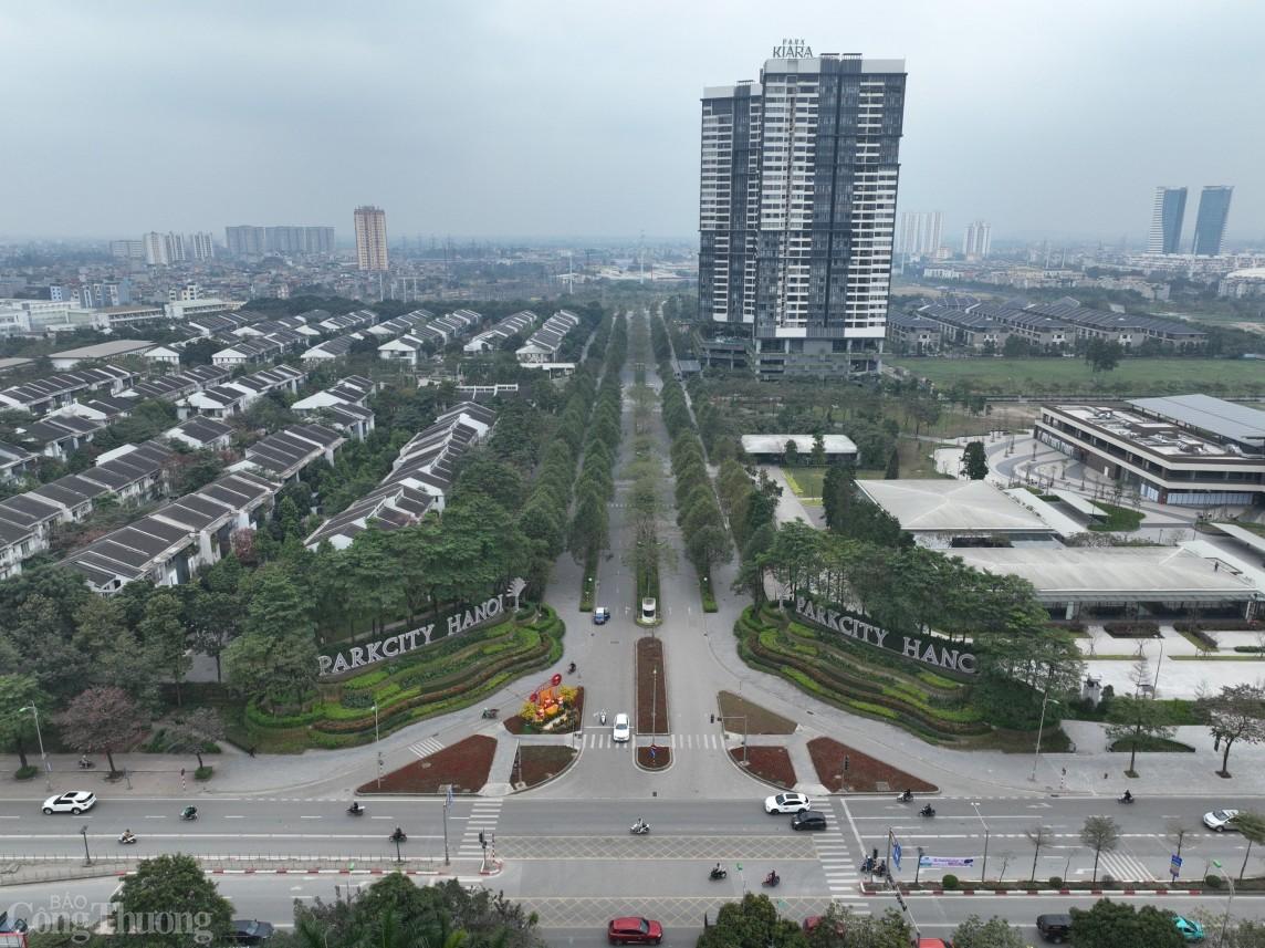 Dự án Park City nằm trên địa giới hành chính các phường La Khê và Yên Nghĩa (quận Hà Đông, TP. Hà Nội). (Ảnh: Hoàng Toàn)