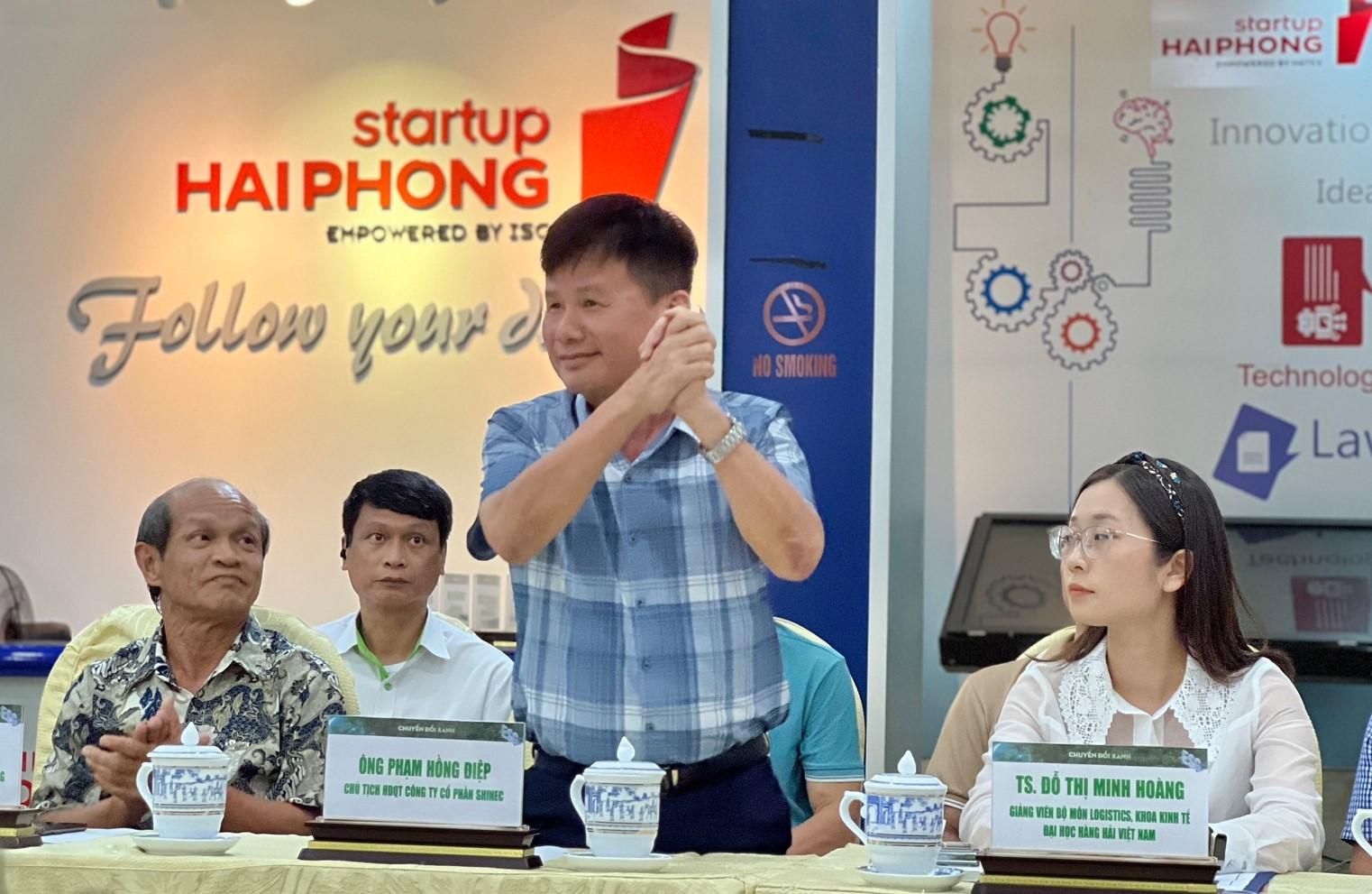 Ông Phạm Hồng Điệp - Chủ tịch HĐQT Công ty Cổ phần Shinec tham gia Hội thảo.