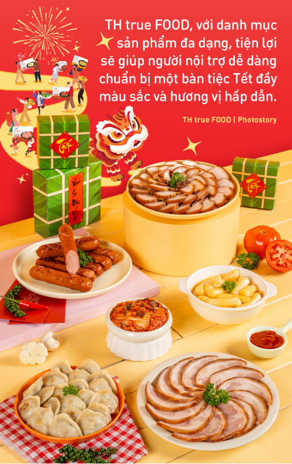 Biến tấu menu “vừa ngon vừa nhàn” đãi khách dịp Tết với bộ sản phẩm TH true FOOD - ảnh 2