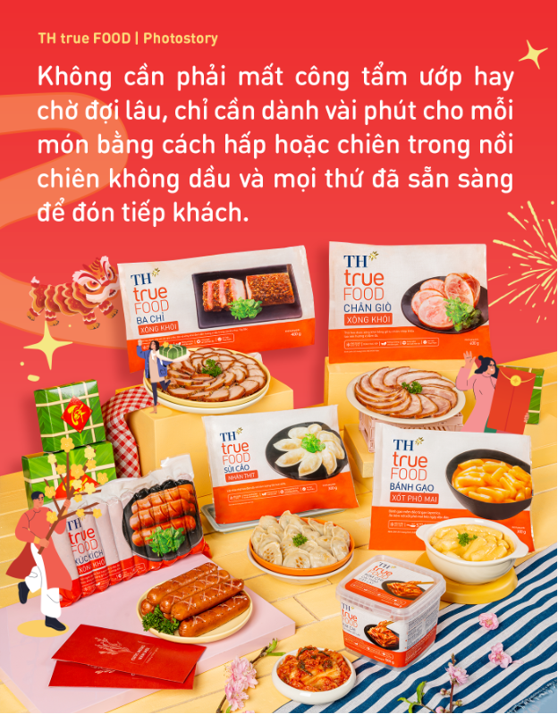 Biến tấu menu “vừa ngon vừa nhàn” đãi khách dịp Tết với bộ sản phẩm TH true FOOD - ảnh 5