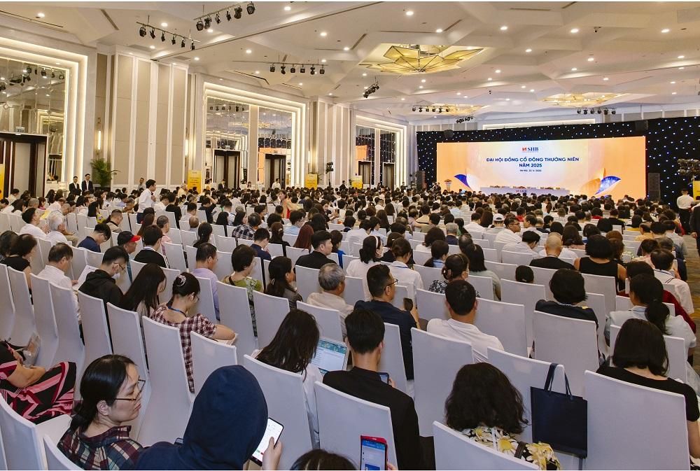 Toàn cảnh Đại hội Cổ đông SHB năm 2025. Toàn cảnh Đại hội Cổ đông SHB năm 2025.