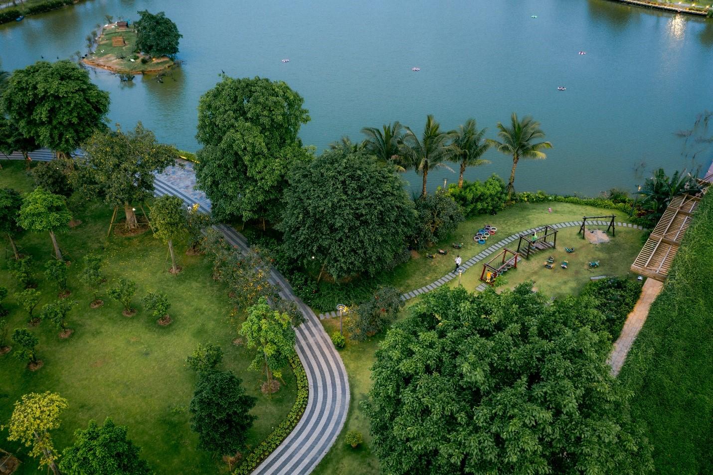 Không gian sống hài hoà với thiên nhiên tại Eco Central Park. Không gian sống hài hoà với thiên nhiên tại Eco Central Park.