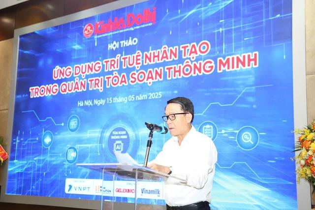 Ông Nguyễn Đức Lợi – Phó Chủ tịch Thường trực Hội Nhà báo Việt Nam phát biểu tại hội thảo. (Ảnh: VGP) Ông Nguyễn Đức Lợi – Phó Chủ tịch Thường trực Hội Nhà báo Việt Nam phát biểu tại hội thảo. (Ảnh: VGP)