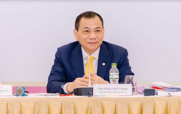 Chủ tịch HĐQT Vingroup Phạm Nhật Vượng tại Đại hội đồng cổ đông thường niên năm 2025. (Ảnh: VIC) Chủ tịch HĐQT Vingroup Phạm Nhật Vượng tại Đại hội đồng cổ đông thường niên năm 2025. (Ảnh: VIC)