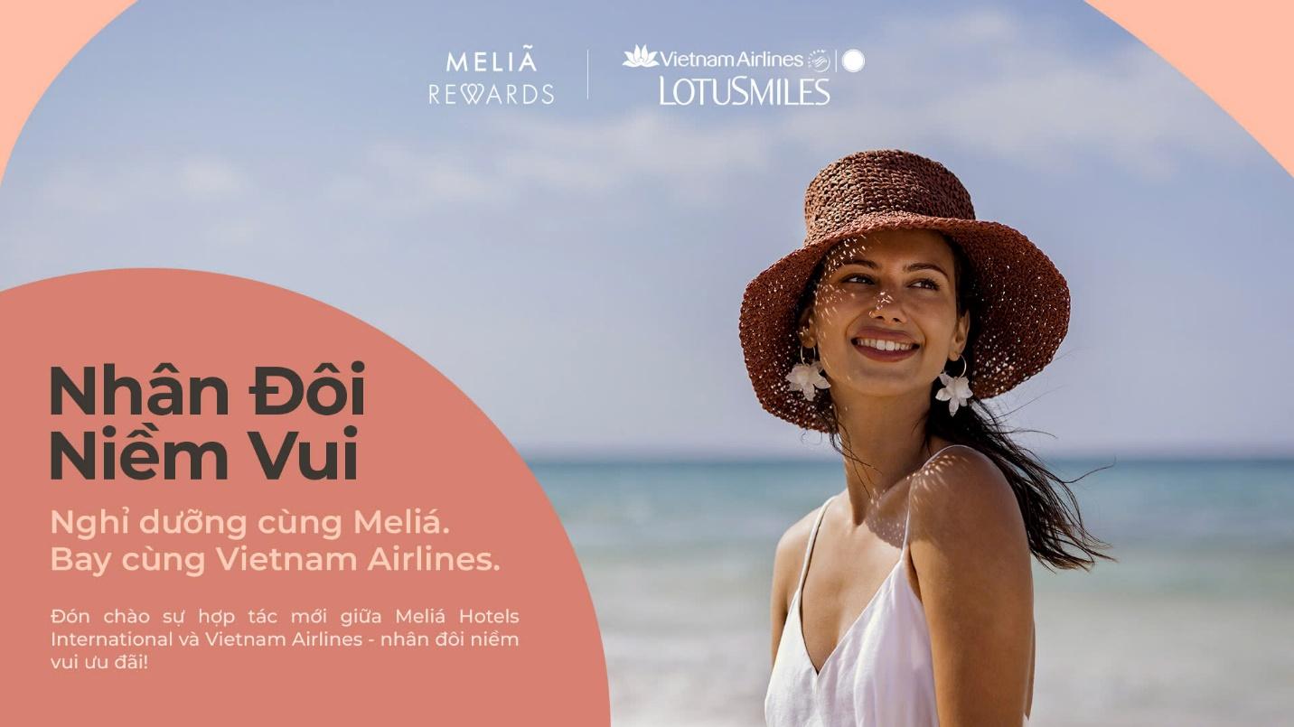 Meliá Hotels International và Vietnam Airlines ra mắt chương trình đổi điểm thưởng thành dặm bay - ảnh 1 Meliá Hotels International và Vietnam Airlines ra mắt chương trình đổi điểm thưởng thành dặm bay - ảnh 1