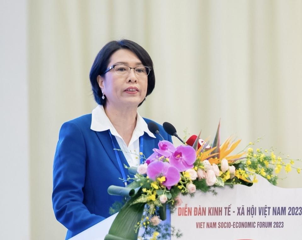 TS. Nguyễn Thị Hồng Minh, Viện trưởng Viện Nghiên cứu Quản lý kinh tế Trung ương (CIEM)
