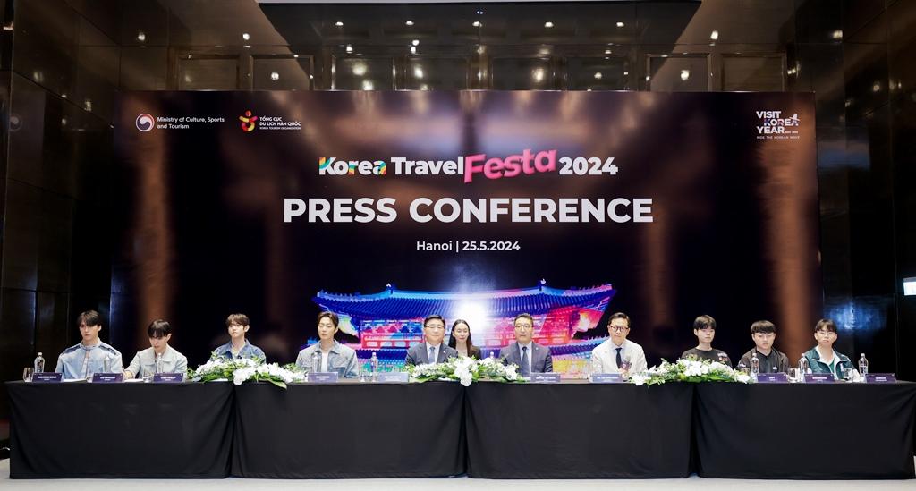 Họp báo Lễ hội Du lịch Hàn Quốc - Korea Travel Festa 2024.