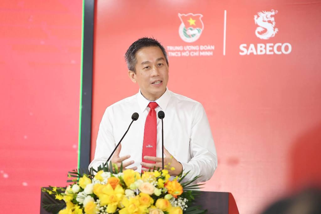Ông Lester Tan, Tổng giám đốc Sabeco chia sẻ tại chương trình.