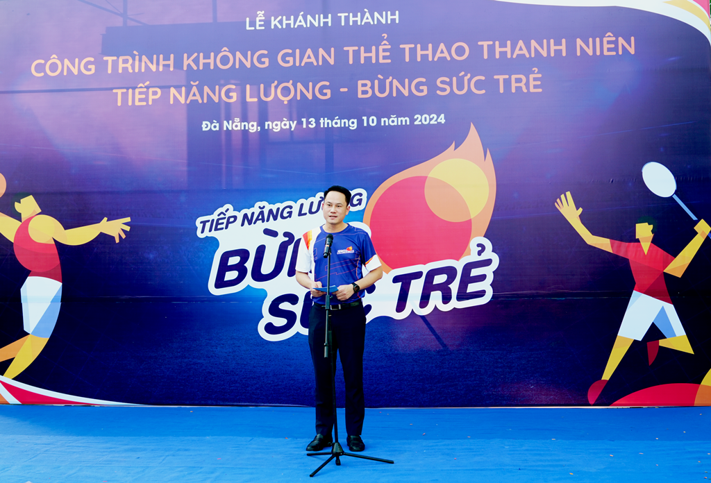 Anh Nguyễn Kim Quy, Phó Chủ tịch Thường trực Trung ương Hội LHTN Việt Nam phát biểu tại sự kiện.