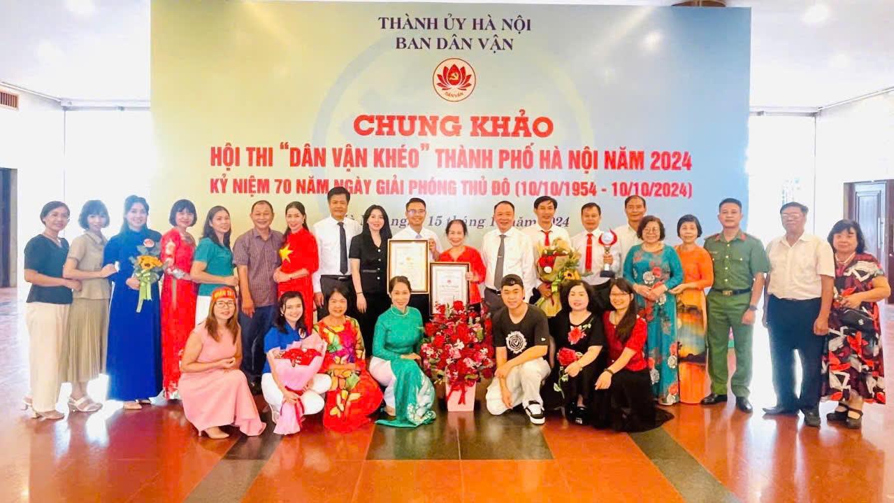 Công an TP. Hà Nội đoạt giải xuất sắc chung khảo Hội thi “Dân vận khéo” cấp TP. Hà Nội năm 2024 - ảnh 3