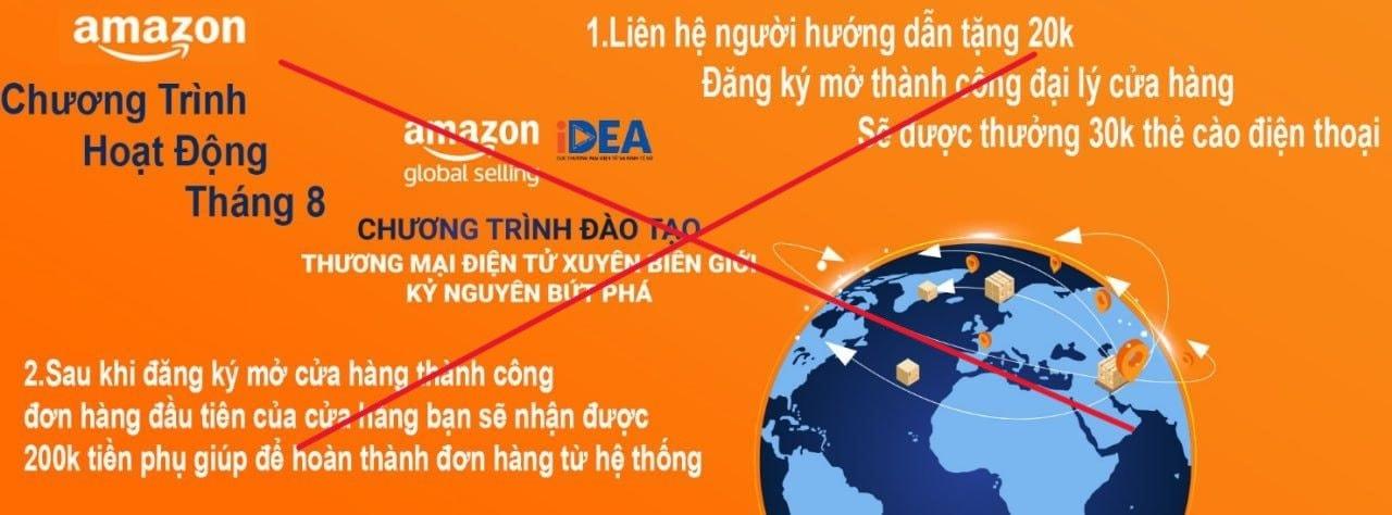 Cảnh báo về tình trạng mạo danh Amazon và nhân viên Amazon để thực hiện các hành vi lừa đảo, gây thiệt hại cho người tiêu dùng.