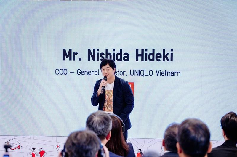 Ông Nishida Hideki chia sẻ về hành trình đồng hành cùng UNIQLO Việt Nam.