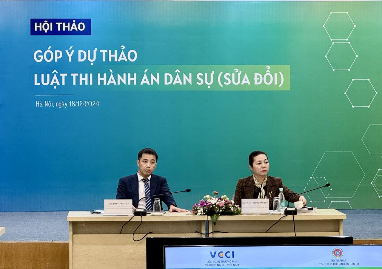 Hội thảo Góp ý Dự thảo Luật Thi hành án dân sự (sửa đổi).