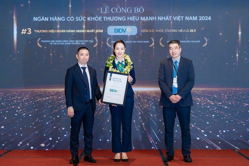 Ban Tổ chức trao chứng nhận cho BIDV. Ban Tổ chức trao chứng nhận cho BIDV.