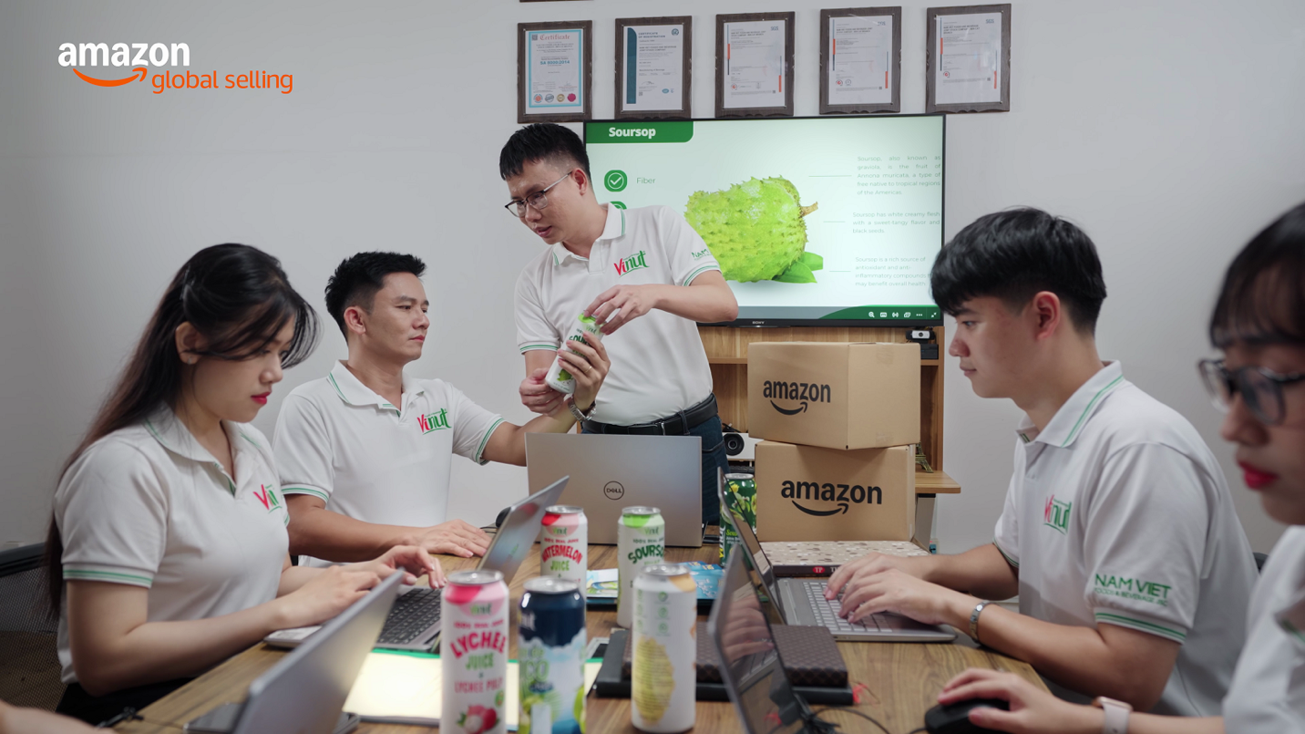 VINUT đạt mức tăng trưởng tốt trên Amazon, góp phần nâng tầm nông sản Việt trên trường quốc tế. VINUT đạt mức tăng trưởng tốt trên Amazon, góp phần nâng tầm nông sản Việt trên trường quốc tế.