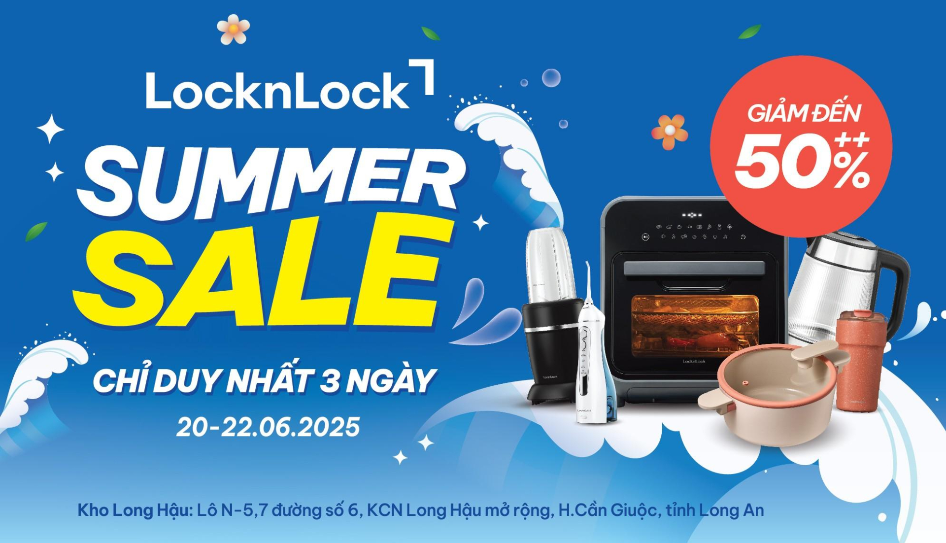 LocknLock khuấy động hè 2025 với đại tiệc ưu đãi và hàng loạt hoạt động trải nghiệm. LocknLock khuấy động hè 2025 với đại tiệc ưu đãi và hàng loạt hoạt động trải nghiệm.