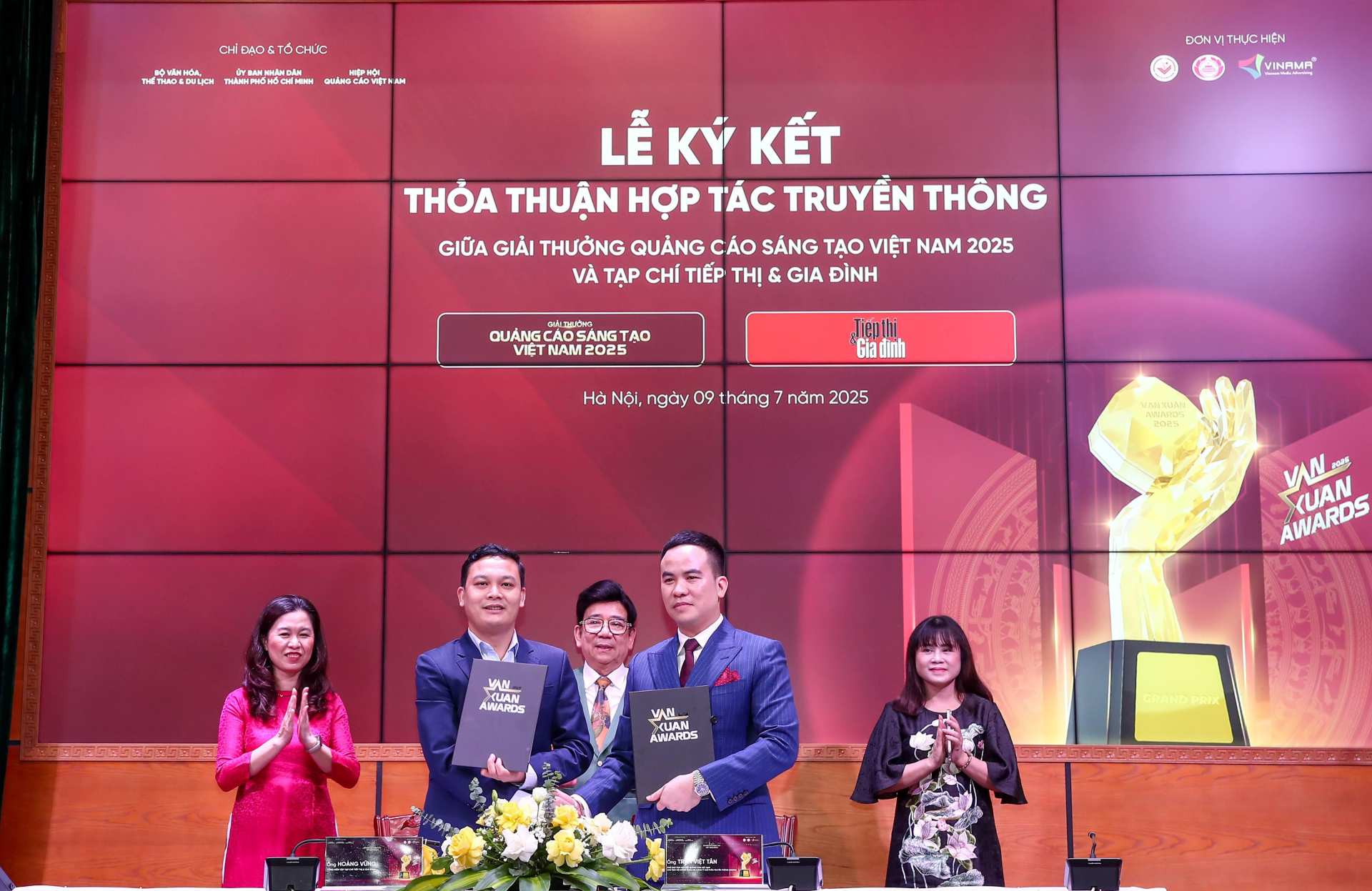 Các đơn vị ký kết hợp tác truyền thông về cuộc thi Giải thưởng Quảng cáo sáng tạo Việt Nam năm 2025. Các đơn vị ký kết hợp tác truyền thông về cuộc thi Giải thưởng Quảng cáo sáng tạo Việt Nam năm 2025.