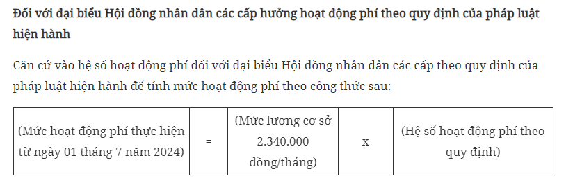 Cách tính mức lương, phụ cấp và hoạt động phí theo Thông tư 07 của Bộ Nội vụ - ảnh 3