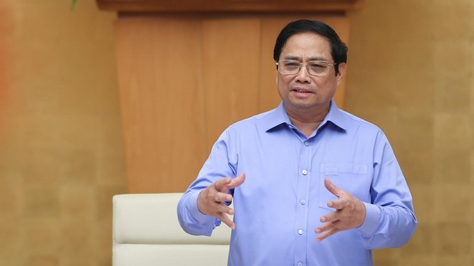 Thủ tướng Phạm Minh Chính phát biểu tại phiên họp Chính phủ thường kỳ tháng 8/2022 diễn ra ngày 6/9.