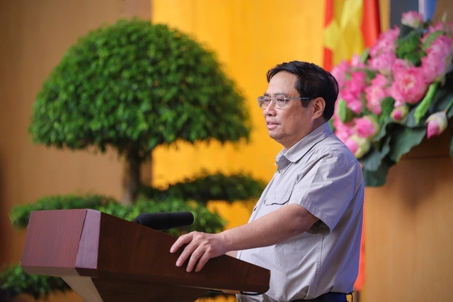 Thủ tướng Phạm Minh Chính phát biểu tại phiên họp