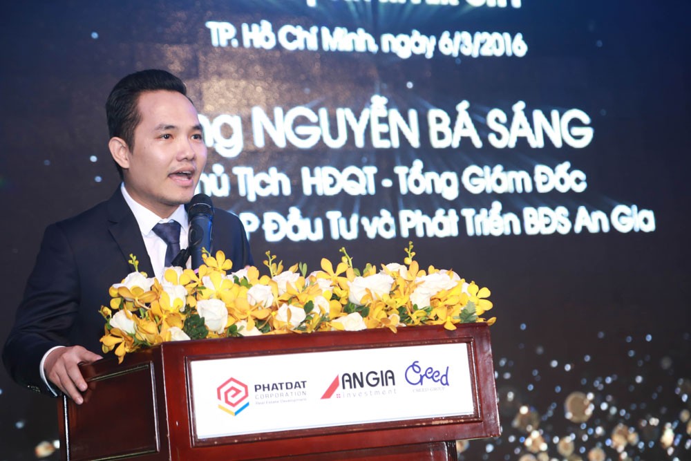 Doanh nhân 8X – Nguyễn Bá Sáng hiện đang là Chủ tịch HĐQT An Gia Group.