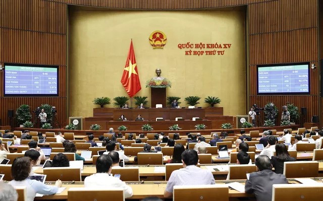 Quốc hội đã thông qua 6 luật tại Kỳ họp thứ Tư.