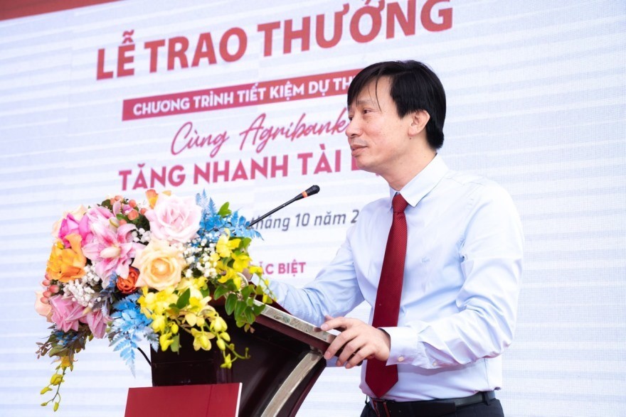 Ông Phạm Đức Tuấn - Phó Tổng Giám đốc Agribank phát biểu tại buổi Lễ.