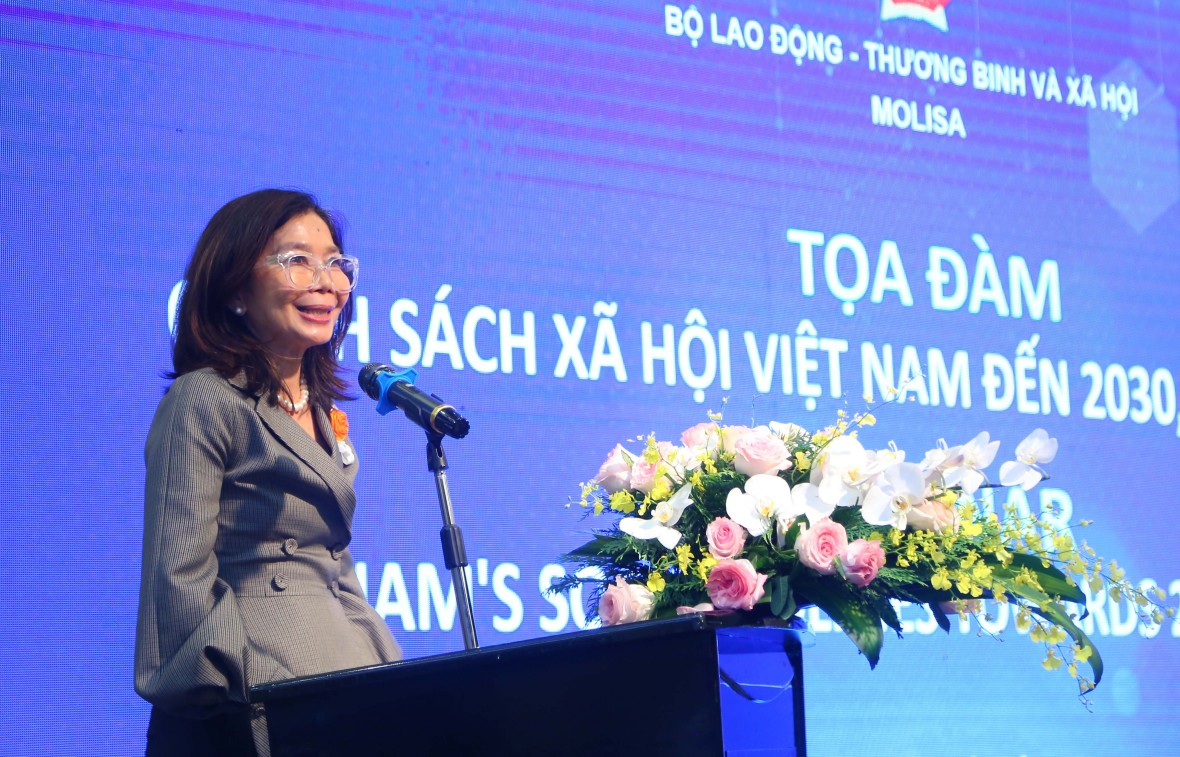 Bà Pauline Tamesis, Điều phối viên thường trú Liên hợp quốc tại Việt Nam.