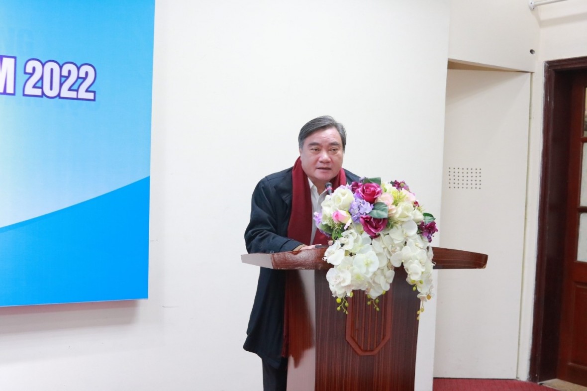 PGS.TS Phạm Quang Thao – Phó Chủ tịch Liên hiệp Việt Nam phát biểu khai mạc