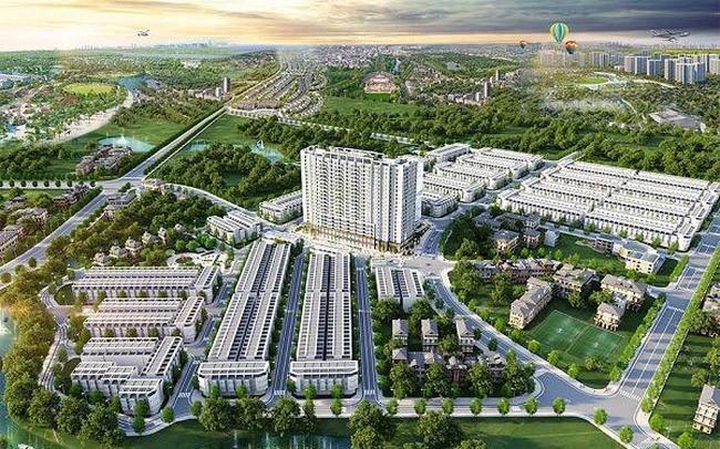 Phối cảnh dự án khu đô thị Bàu Giang.