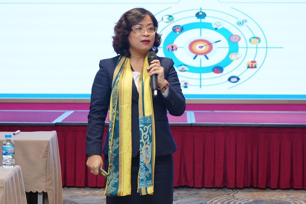 Nữ doanh nhân Phạm Thị Nguyên Thanh - Tổng giám đốc Đất Xanh Services.