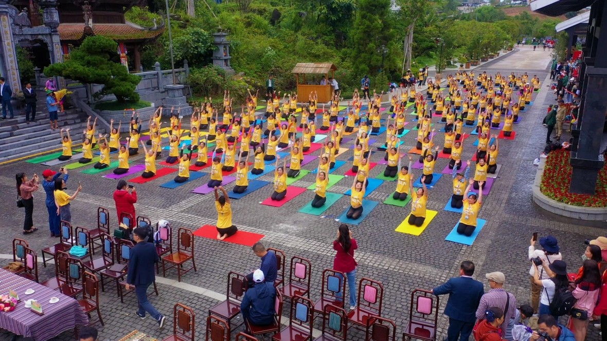 Festival Yoga mùa Xuân tranh cúp Ngôi sao Yoga Sống Khoẻ 2023