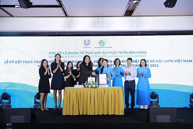 Unilever Việt Nam và Hội Liên hiệp Phụ nữ Việt Nam ký kết hợp tác (1)