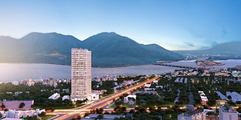 Grand Mark Nha Trang bổ sung vào nguồn cung căn hộ hiếm hoi tại thành phố biển. Ảnh: Grand Mark Nha Trang