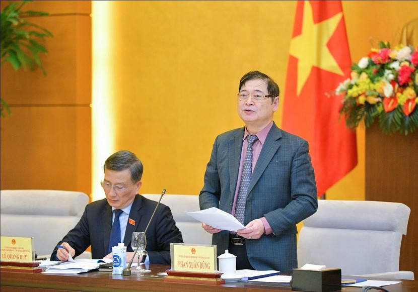 Ông Phan Xuân Dũng – Chủ tịch Liên hiệp các hội khoa học và kỹ thuật Việt Nam phát biểu tại hội thảo